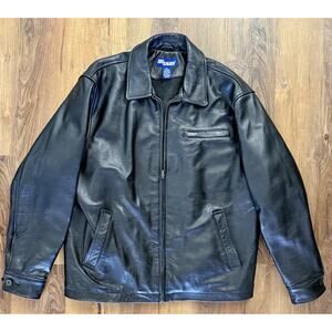 Sig Sauer Sig Tac Leather Jacket With CCW Pockets Fleece Lined Size Med‎ EUC